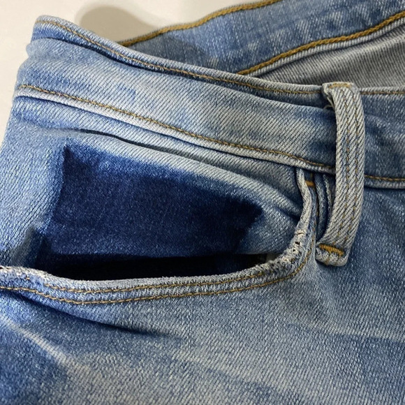 Frame Denim Le Skinny De Jeanne Mid Rise Skinny Cropped Jeans Size 27 - Picture 5 of 6